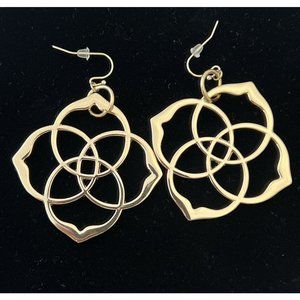 Kendra Scott Logo Custom Earrings NWOT With Jewelry Dust Bag